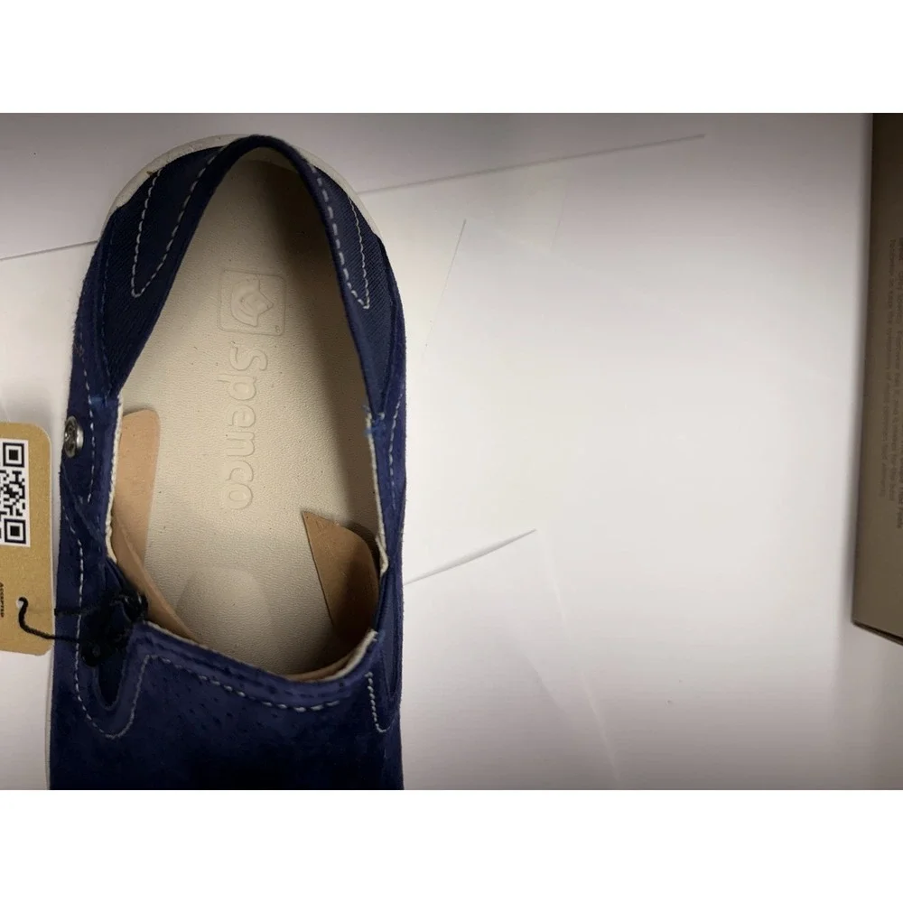 Spenco Total Support Siesta Convertible Blue Suede Slip-On Women's US 5.5 NWT - Picture 7 of 7